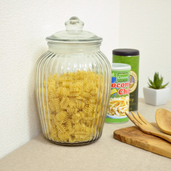 保存容器 2.3L アンティーククッキージャー ガラス （ キャニスター