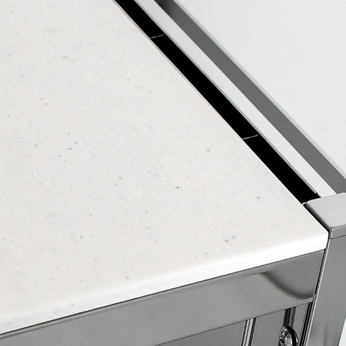 キッチンワゴン 人工大理石天板キッチン作業台 幅68cm （ キャスター