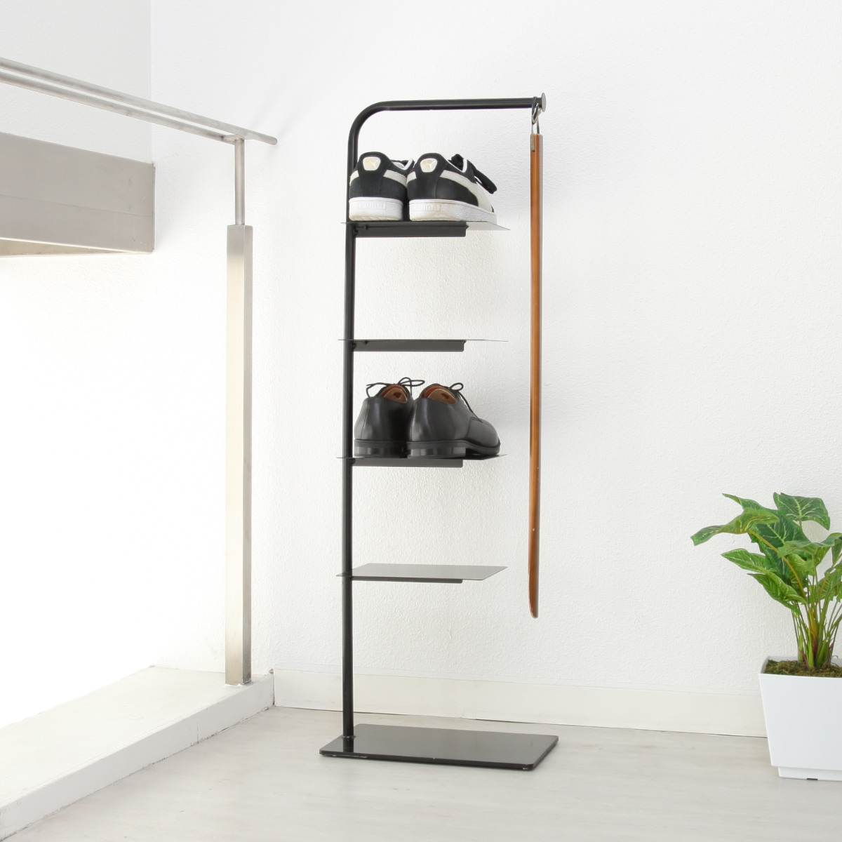 シューズラック Stack rack 5段 （ シューズ ラック 靴収納 玄関収納
