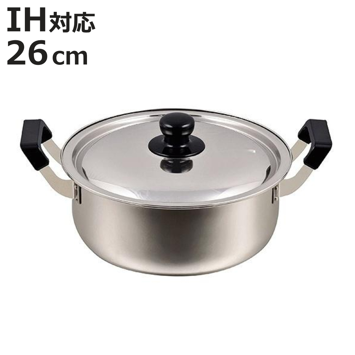 ����� 26cm IH�Ή� ������ ��^ �X�e�����X�� �i �K�X�� IH �Ή� ����Ȃ� �X�e�����X�� �t�^�t�� �j