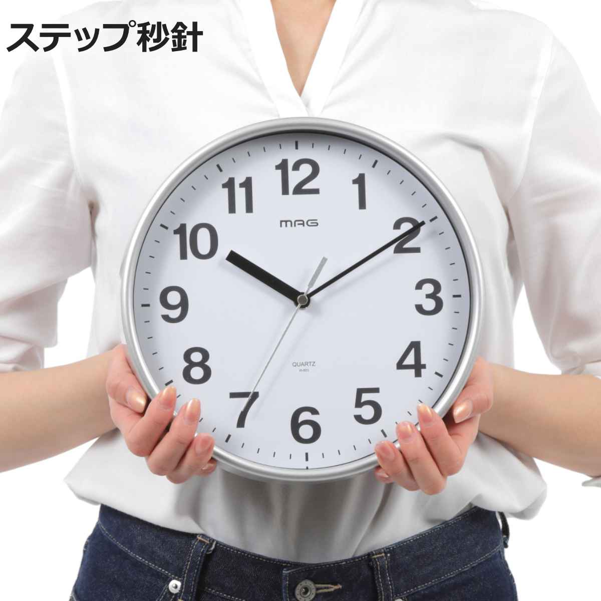 ノア精密 掛け時計 ブロンシュ 直径25.4cm （ 壁掛け時計 かけ時計