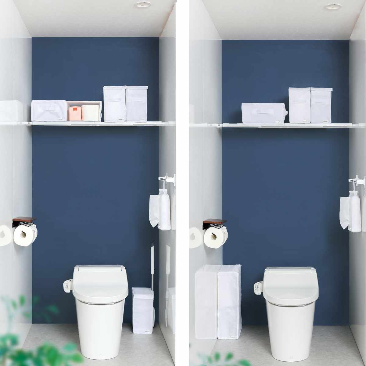 東和産業 トイレ収納 Rst スリム2段ラック （ Restorage ラック 棚 2段
