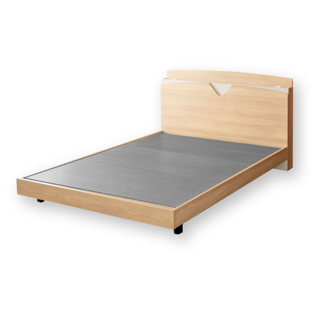 デザインベッド シングル AYAMI ツートン 日本製 Apel （ コンセント