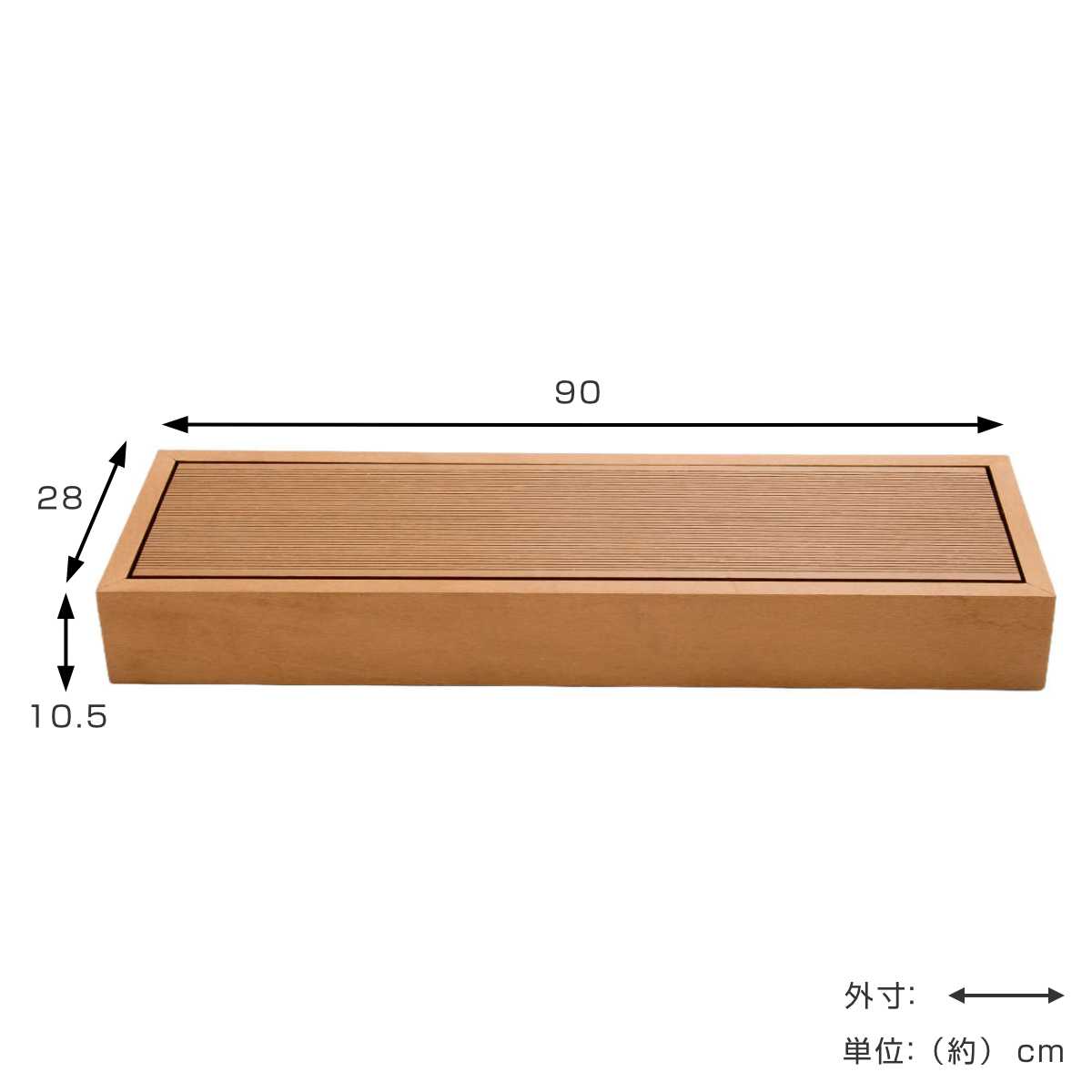 ウッドデッキ 本体2個+ベース 人口木 ( ガ...の詳細画像4