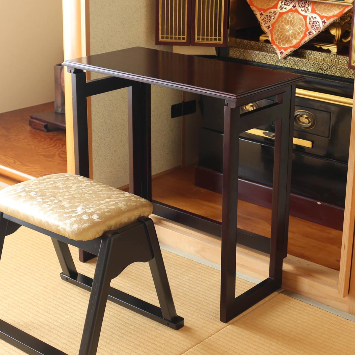 テーブル 折りたたみ 幅60cm パタパタ便利...の詳細画像4