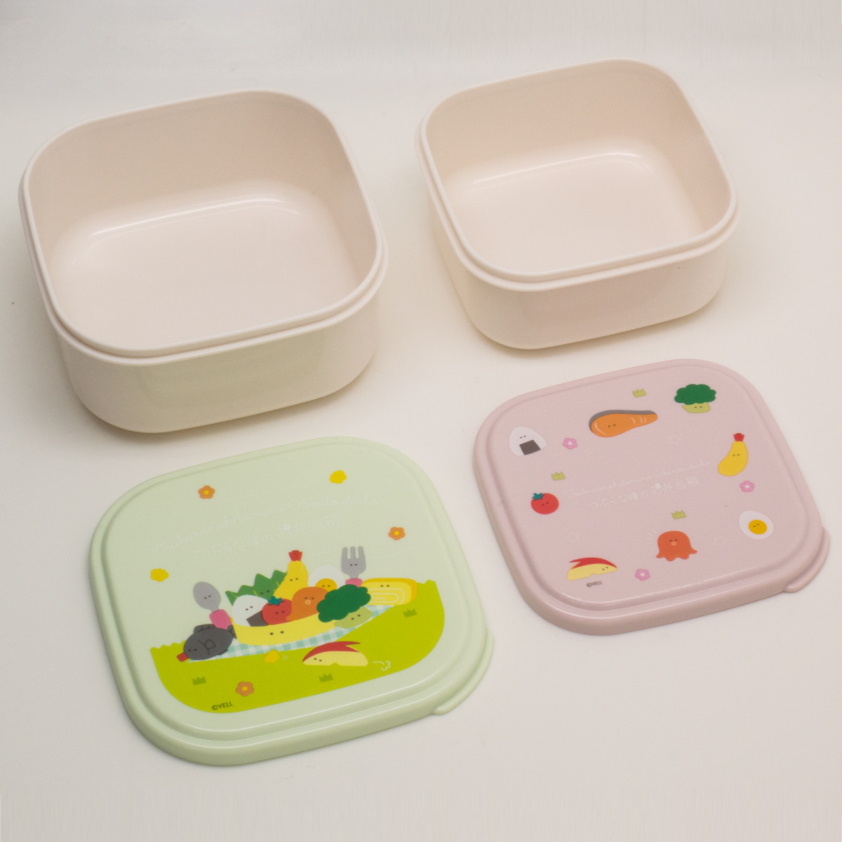 OSK（オーエスケー） シール容器 2個入り （ 弁当箱 2個セット 入れ子