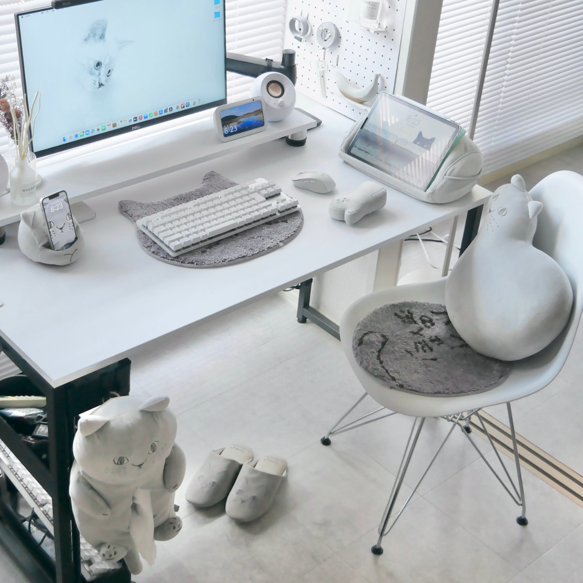 クッション にゃふにゃふ ネコ もちもちリストレスト （ 手首