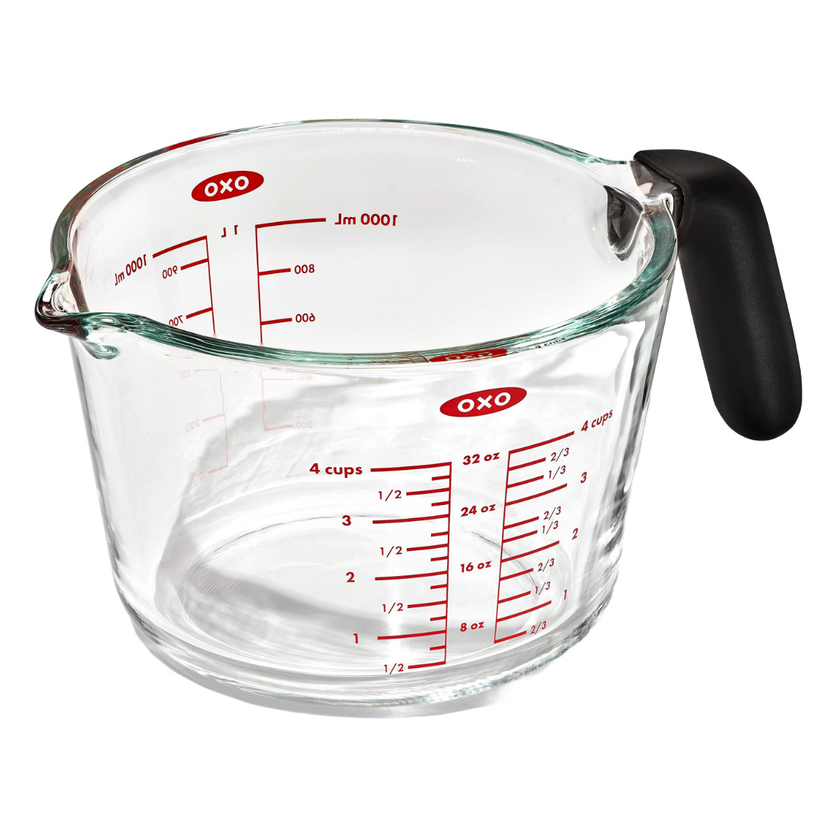 OXO（オクソー） 計量カップ 1L 1000ml ガラスメジャーカップ 大 GG