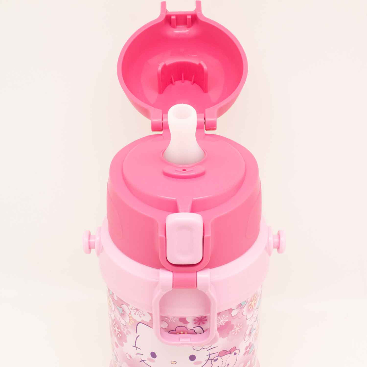 OSK（オーエスケー） 水筒 450ml ストロー付ステンレスボトル ハロー