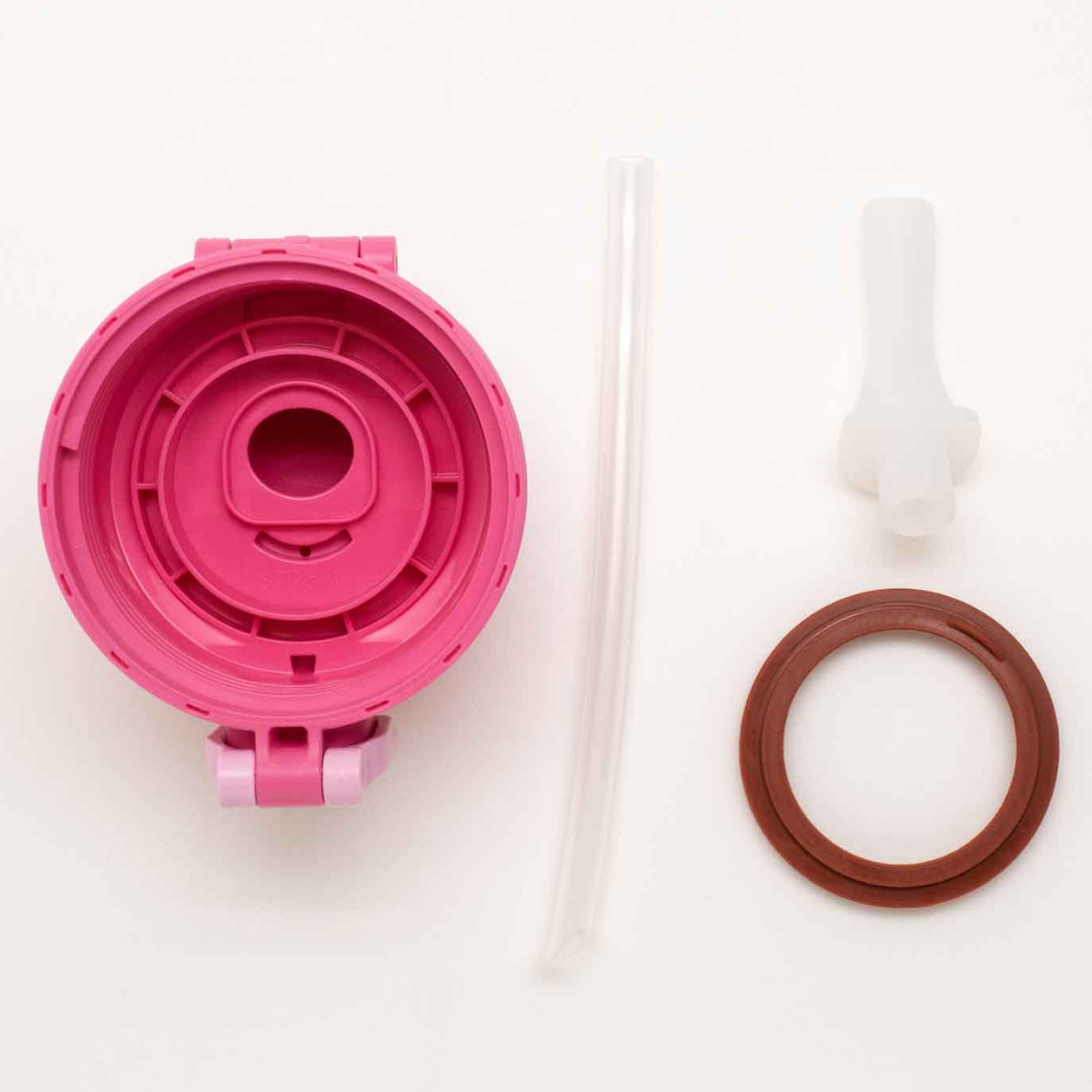 OSK（オーエスケー） 水筒 450ml ストロー付ステンレスボトル ハロー