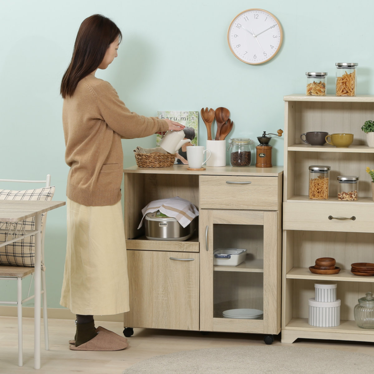 不二貿易 キッチンワゴン｜キッチン収納｜家具、インテリア 通販