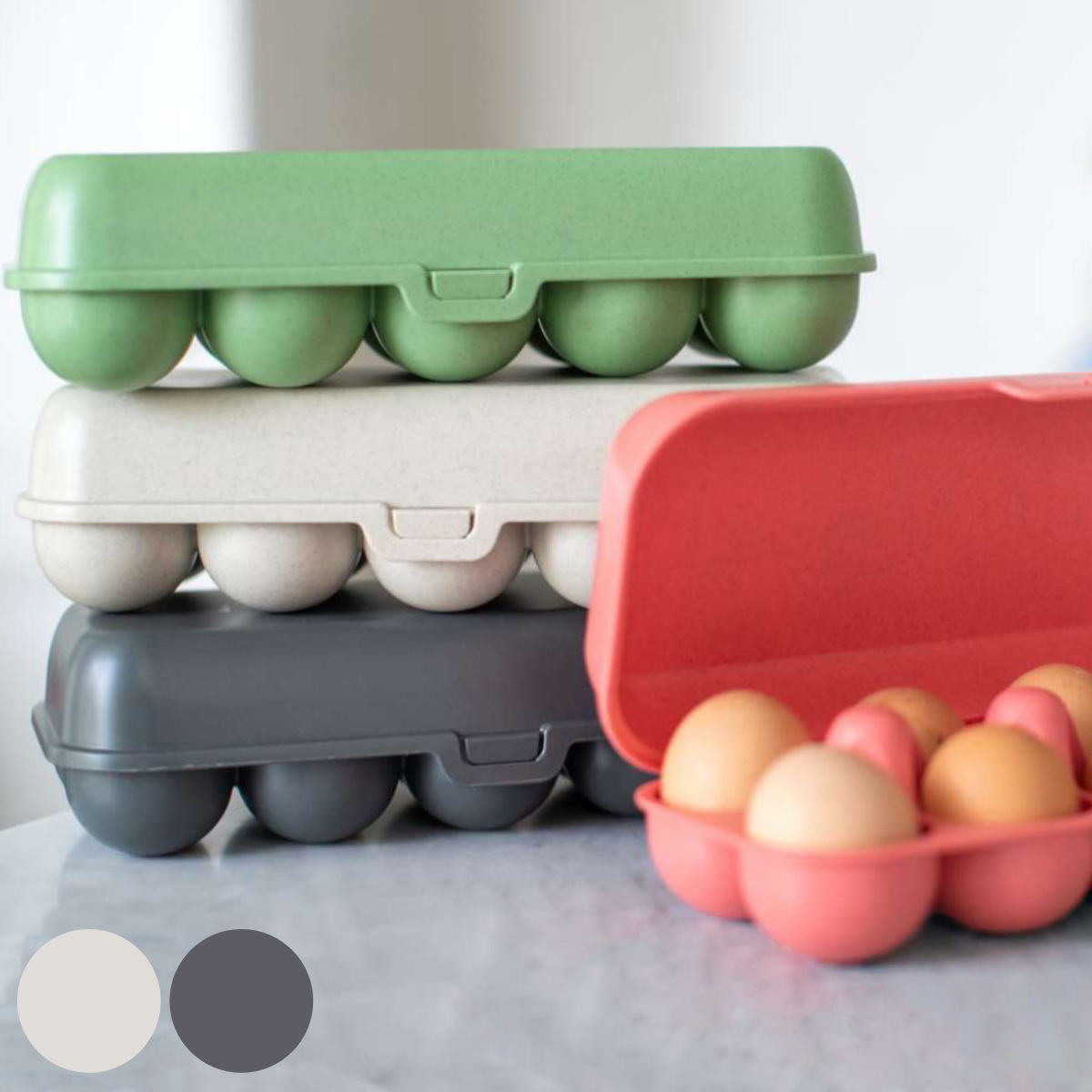 アントレックス 冷蔵庫収納 KOZIOL エッグボックス M （ 卵ケース