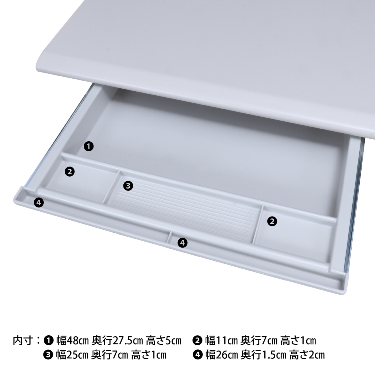 オフィスデスク 平机 幅120×奥行70cm （ デスク 単品 ワークデスク オフィス 事務机 ）_3