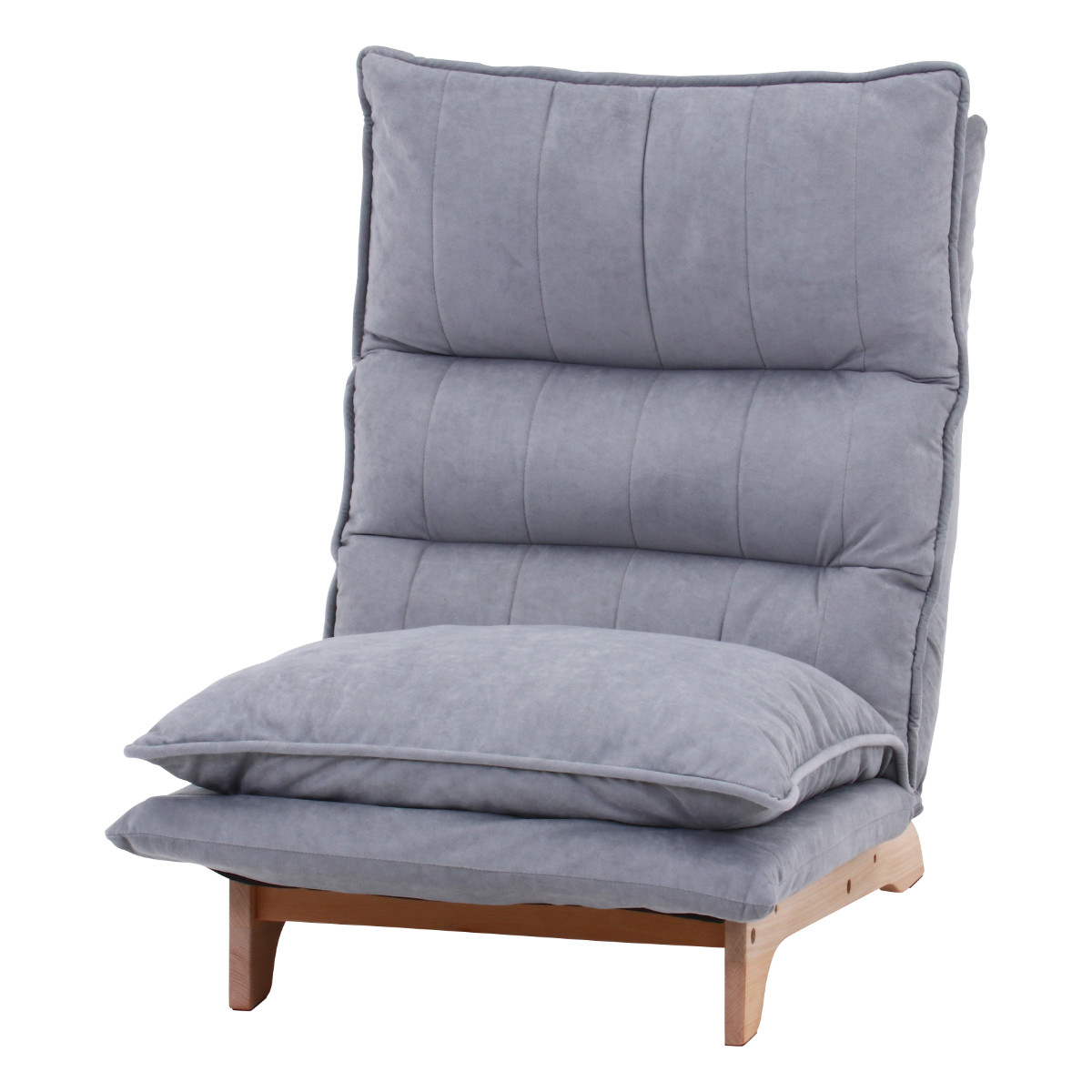 不二貿易（Fuji Boeki） フロアチェア 座面高29cm リクライニング 連結