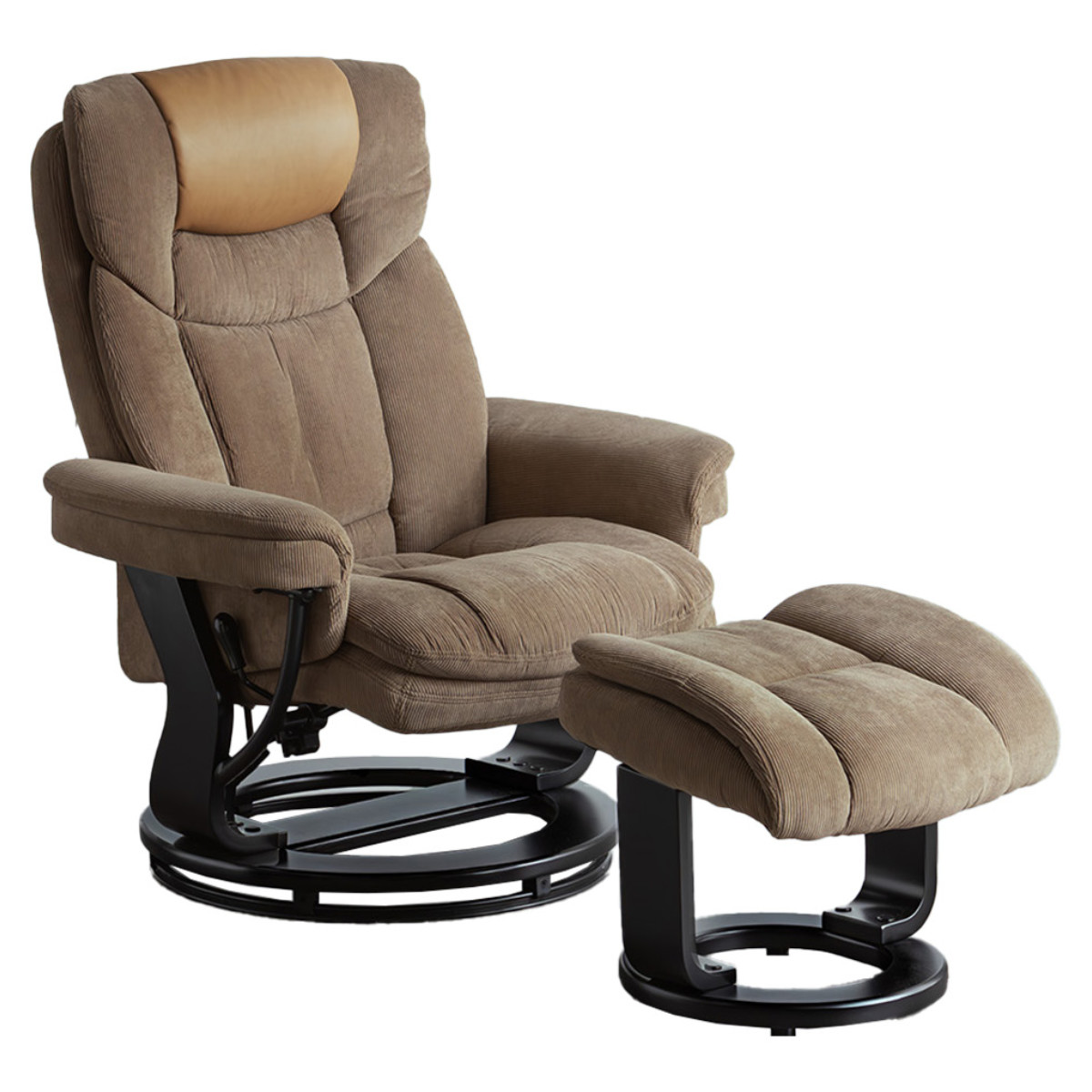 東馬（Tohma） ソファ 1人掛け 幅84cm オットマン付 UPウォルク