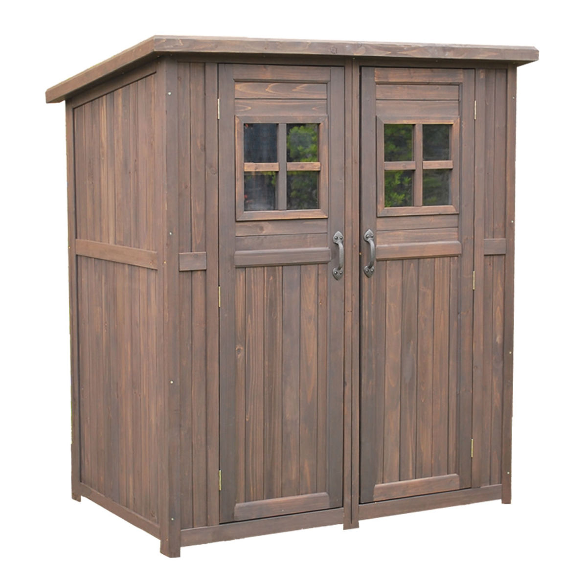 物置 カントリー小屋 大型 木製 倉庫 （ 屋外 屋外物置 約 幅 156 cm