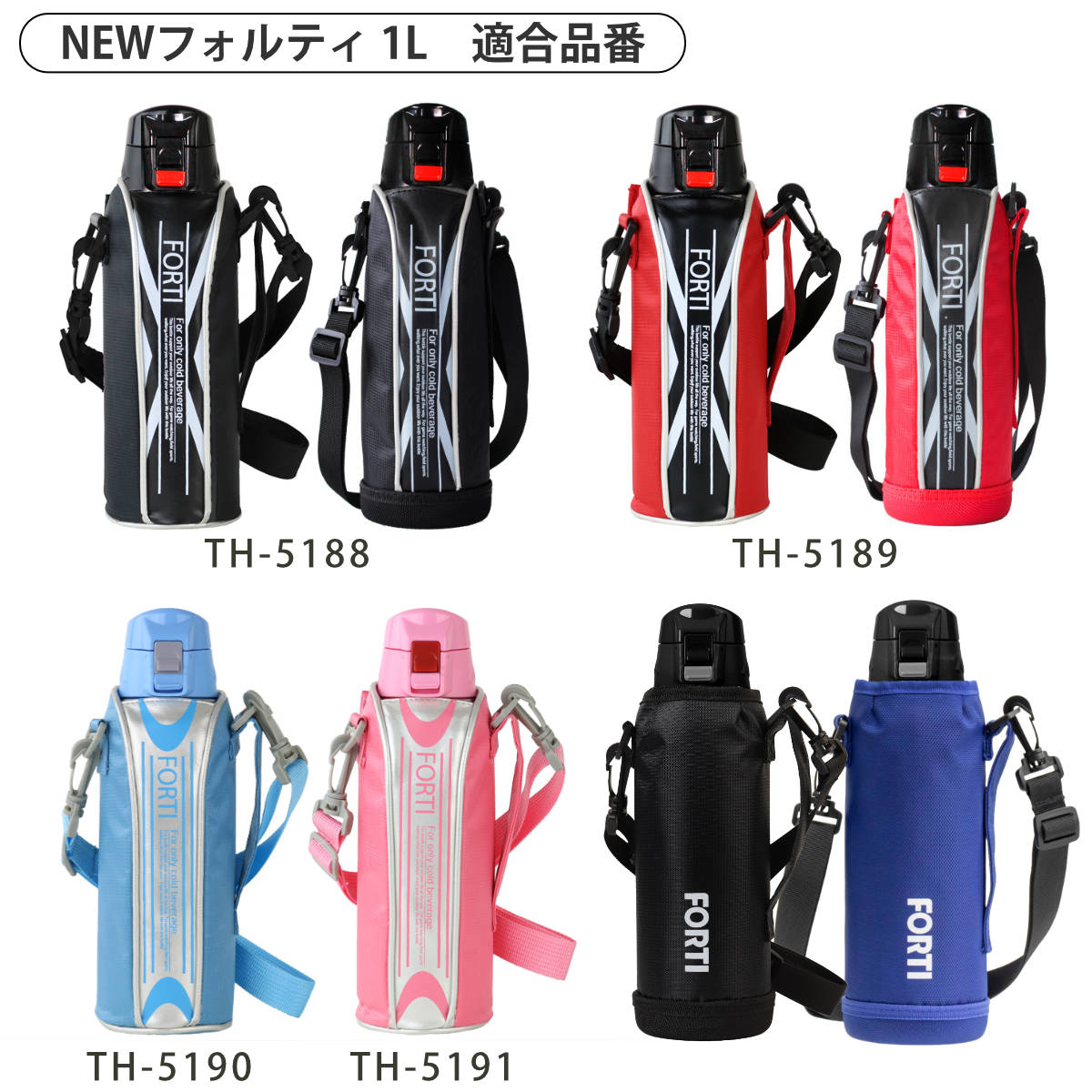 カバー 水筒 ポーチ NEWフォルティ 1L 専用 部品 パーツ （ 水筒カバー