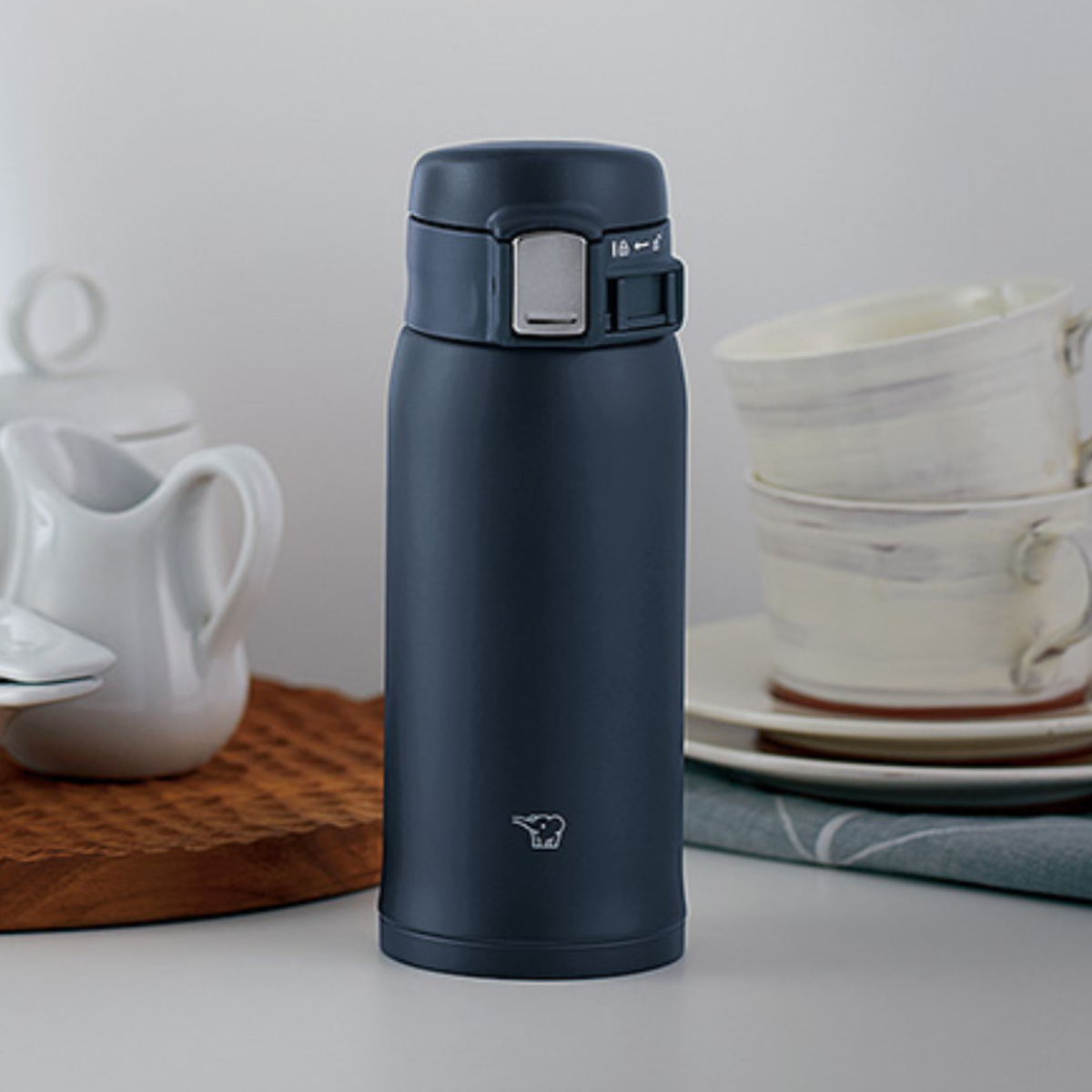 象印（ZOJIRUSHI） 水筒 360ml ステンレスマグ ワンタッチオープン