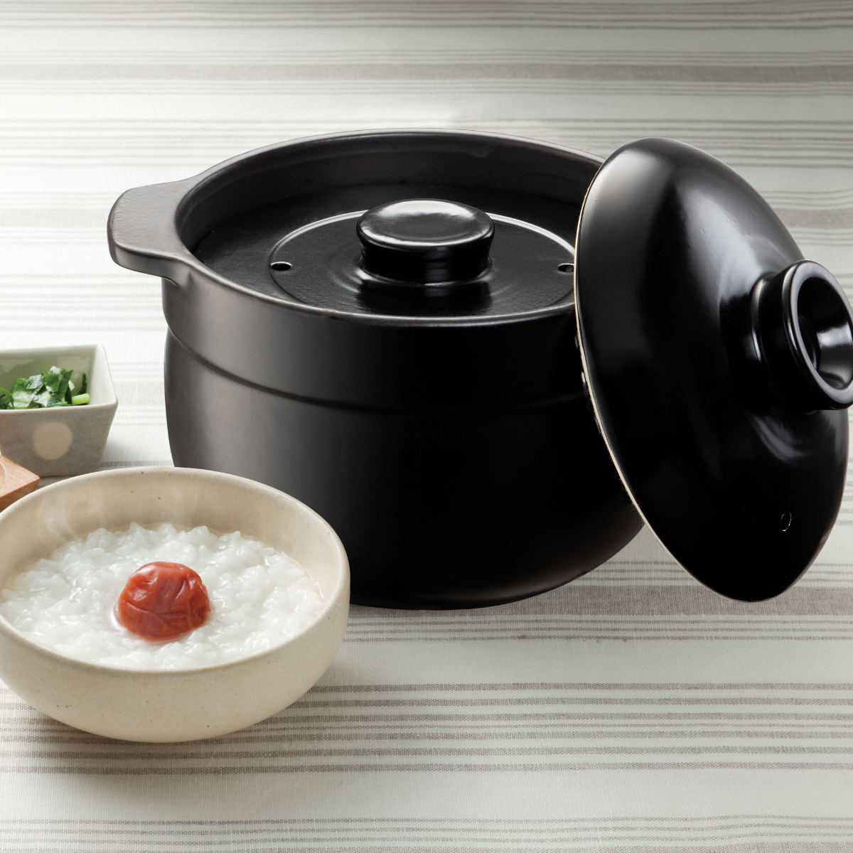 炊飯土鍋 2合 直火対応 電子レンジ対応 （ ご飯鍋 土鍋 炊飯鍋 ） : お