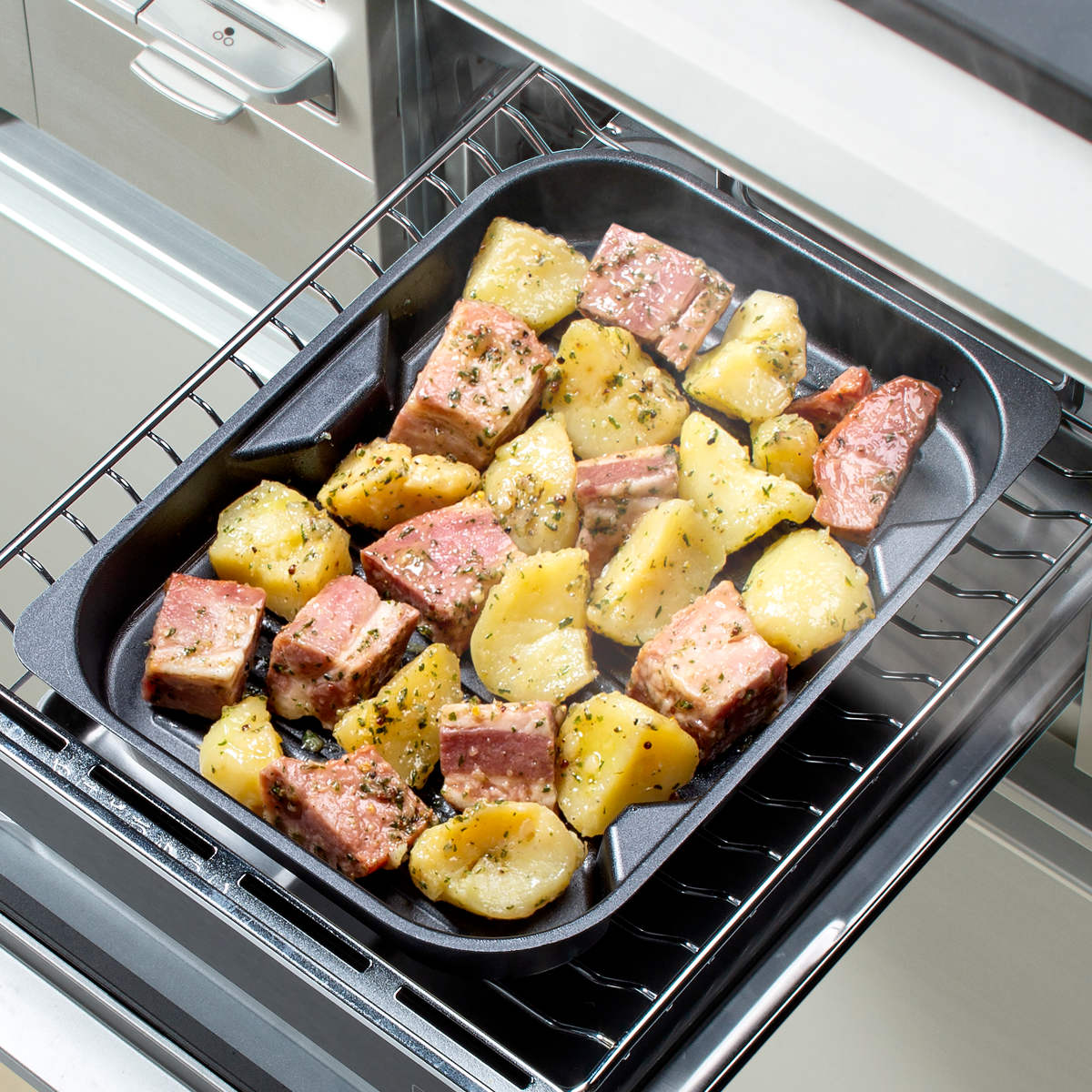 グリルプレート 浅型 グリル名人＋ スタッキングプレート （ 調理