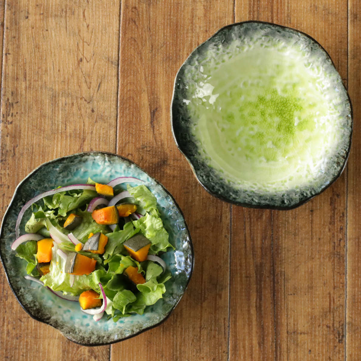 ボウル 18.5cm サラダボウル 浅鉢 KANADE 陶器 （ 電子レンジ対応 鉢