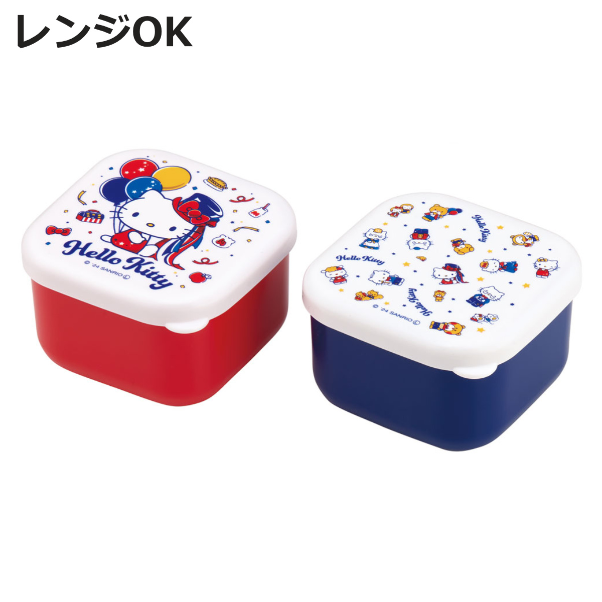 sanrio（サンリオ） お弁当箱 アルミ製 ハローキティ ギンガムチェック