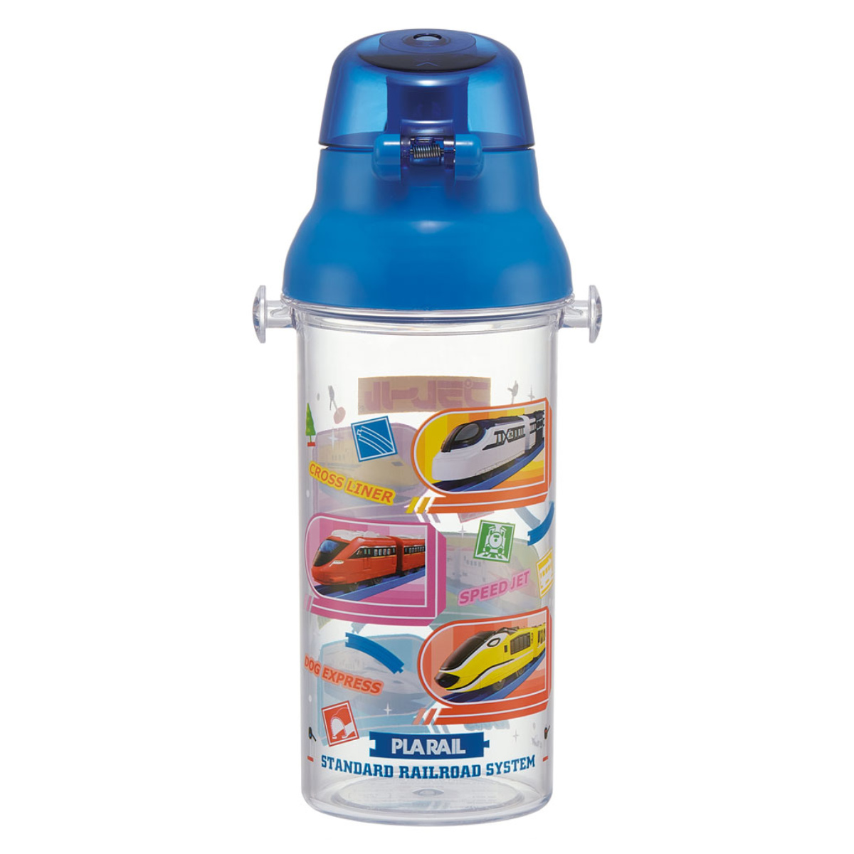 スケーター 水筒 480ml 食洗機対応プラクリアボトル プラレール24