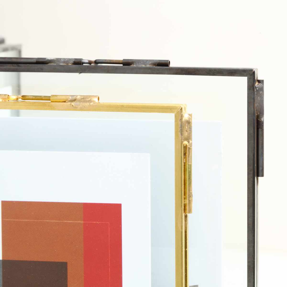 magnet フォトフレーム MOR-01 L判 4枚 （ フォトスタンド 写真立て