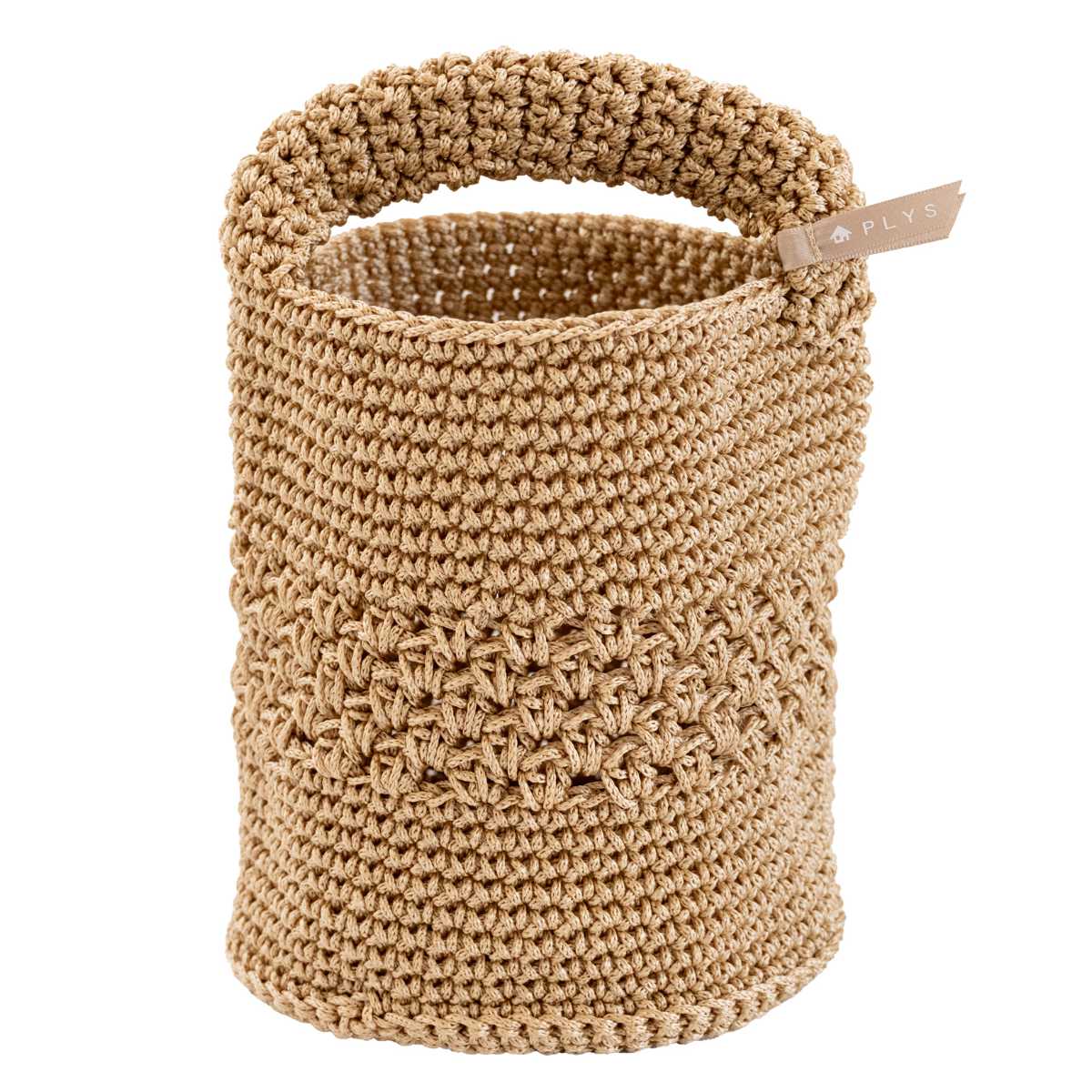 バッグ 手持ち マルシェシリーズ ワンハンドルバッグ 手編み 洗濯OK