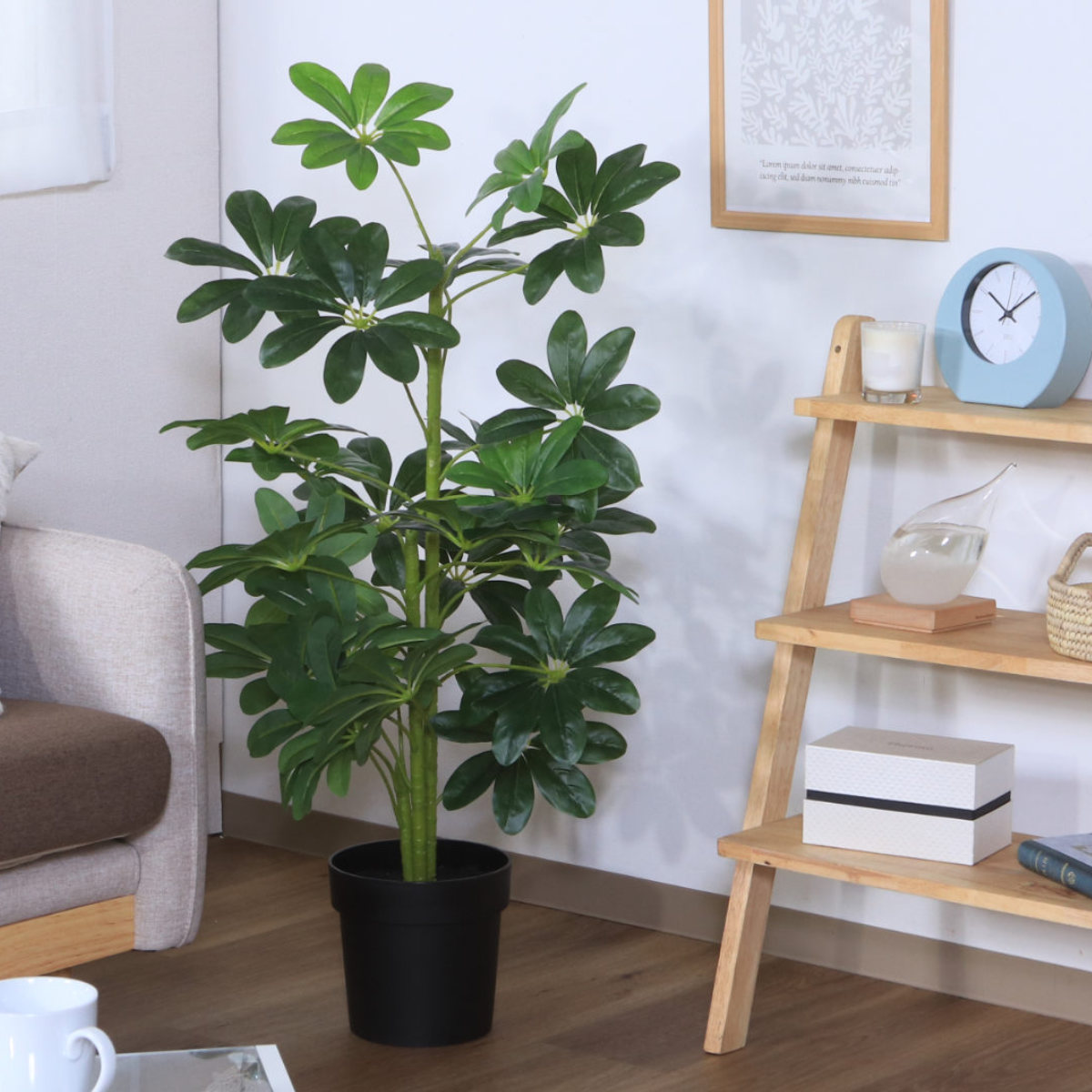 不二貿易（Fuji Boeki） フェイクグリーン ヤドリフカノキ 高さ105cm