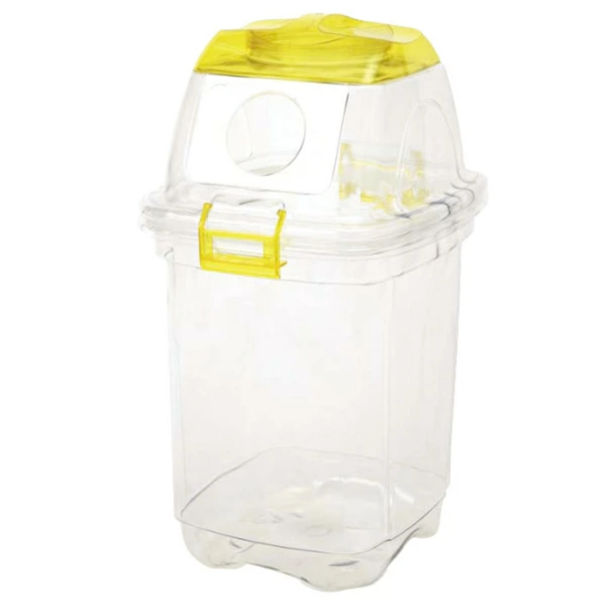 屋内用ゴミ箱 業務用ダストボックス 35L 透明エコダスター 再生プラスチック製 （ コンドル 山崎産業 ゴミ箱 ダストボックス 分別 樹脂製 ごみ箱 ）_11