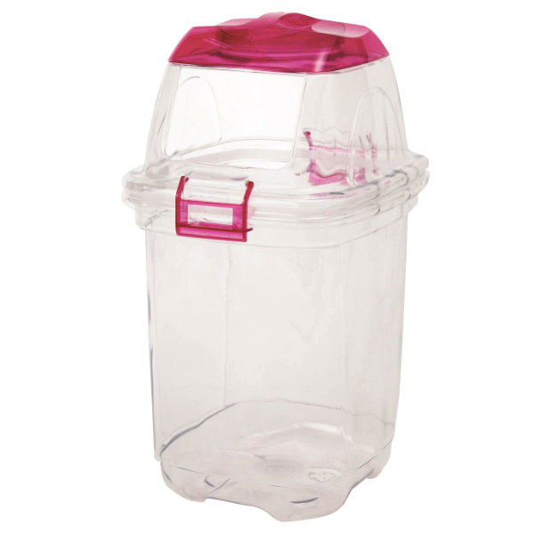 屋内用ゴミ箱 業務用ダストボックス 35L 透明エコダスター 再生プラスチック製 （ コンドル 山崎産業 ゴミ箱 ダストボックス 分別 樹脂製 ごみ箱 ）_14
