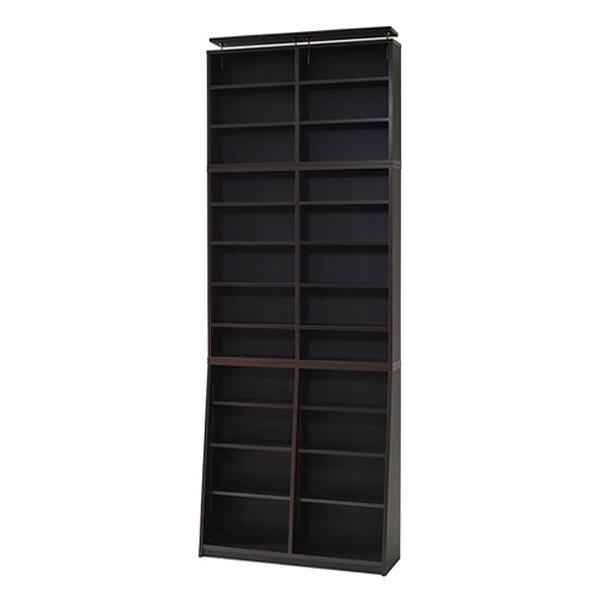 JK-PLAN（ジェイケイ・プラン） 本棚 上置き棚セット 1cmピッチ 薄型