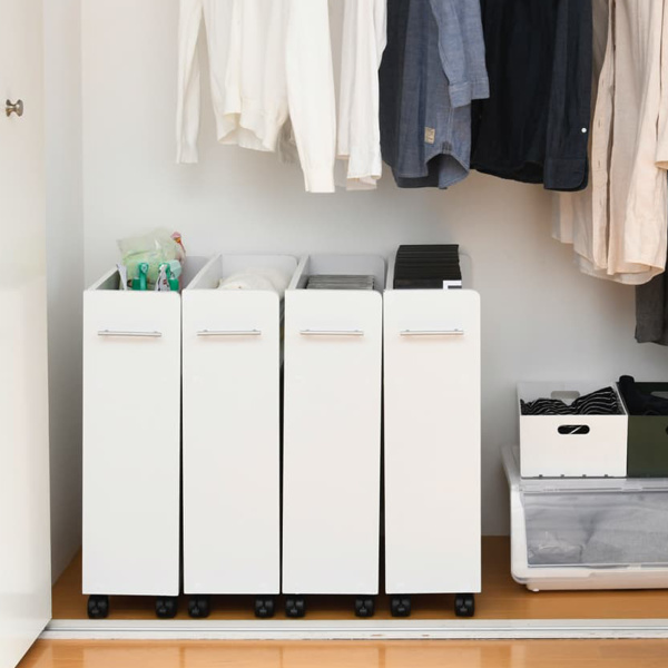 JK-PLAN（ジェイケイ・プラン） クローゼット 収納ラック キャスター付