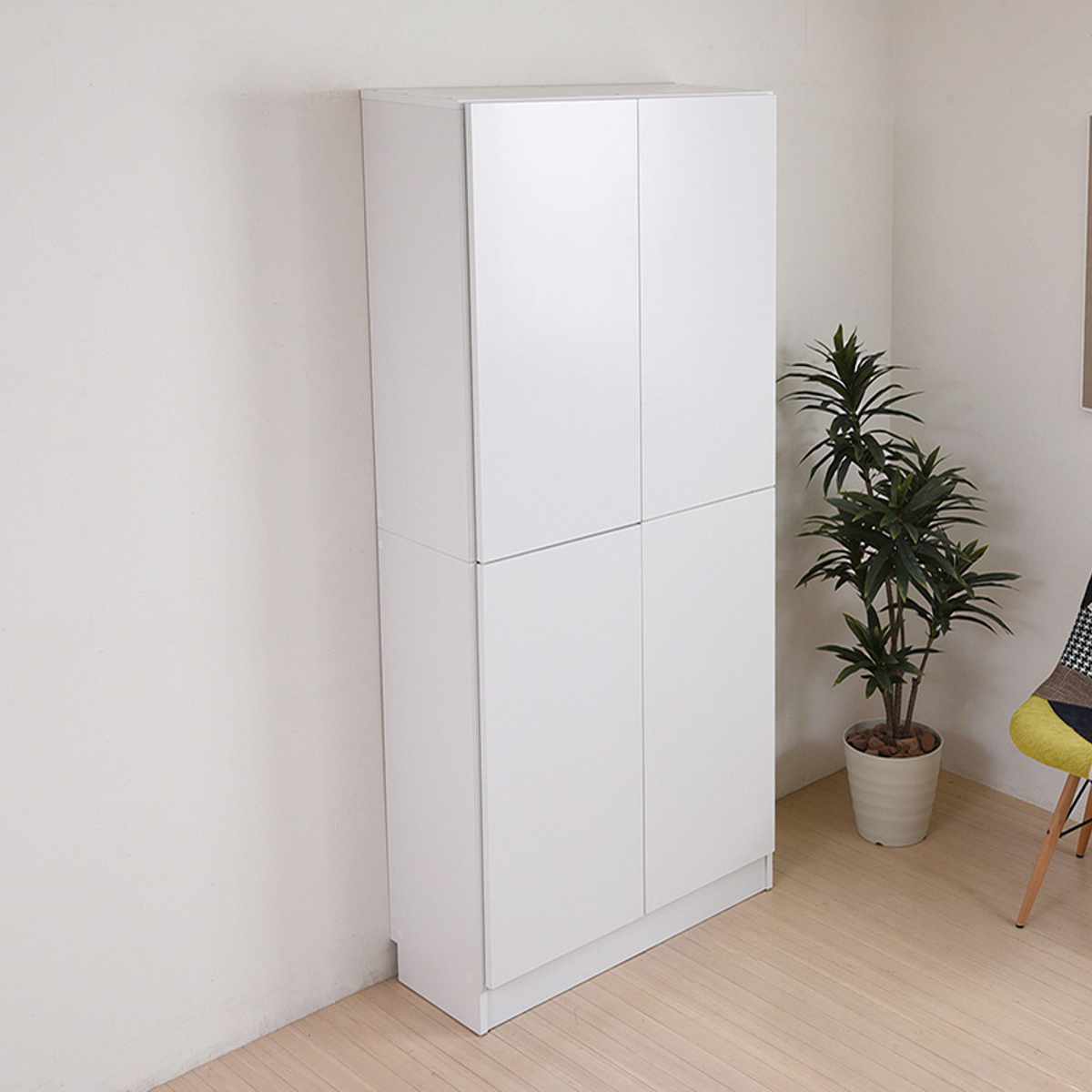 JK-PLAN（ジェイケイ・プラン） 本棚 扉付き 幅81cm 高さ180.5cm 全棚