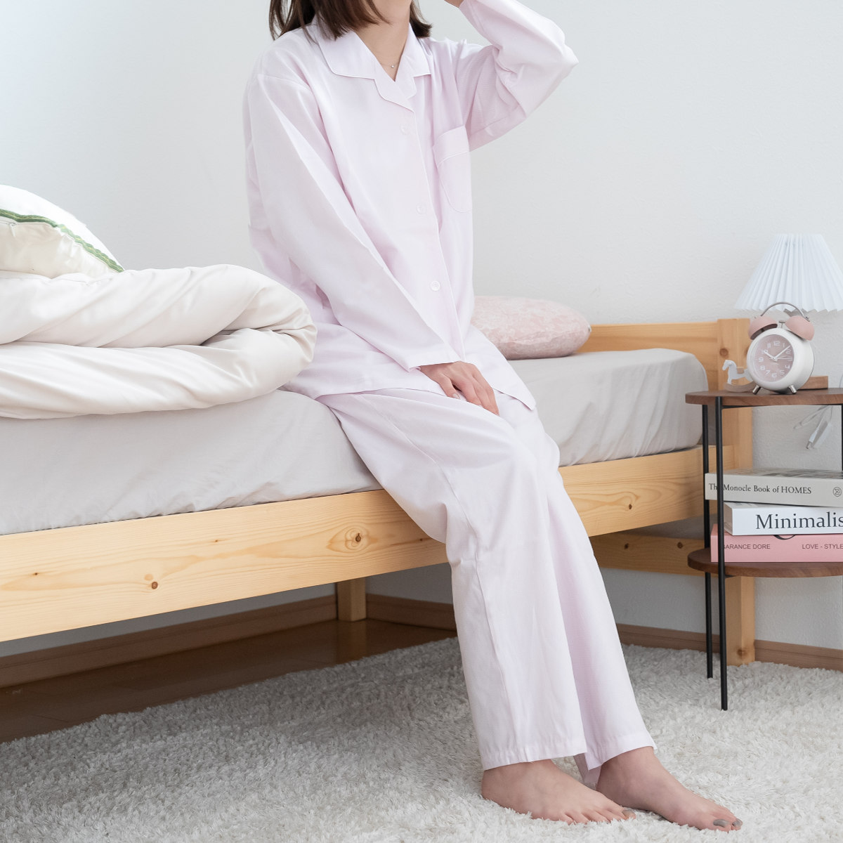 JK-PLAN（ジェイケイ・プラン） パジャマ Sサイズ 播州織 前開き 日本