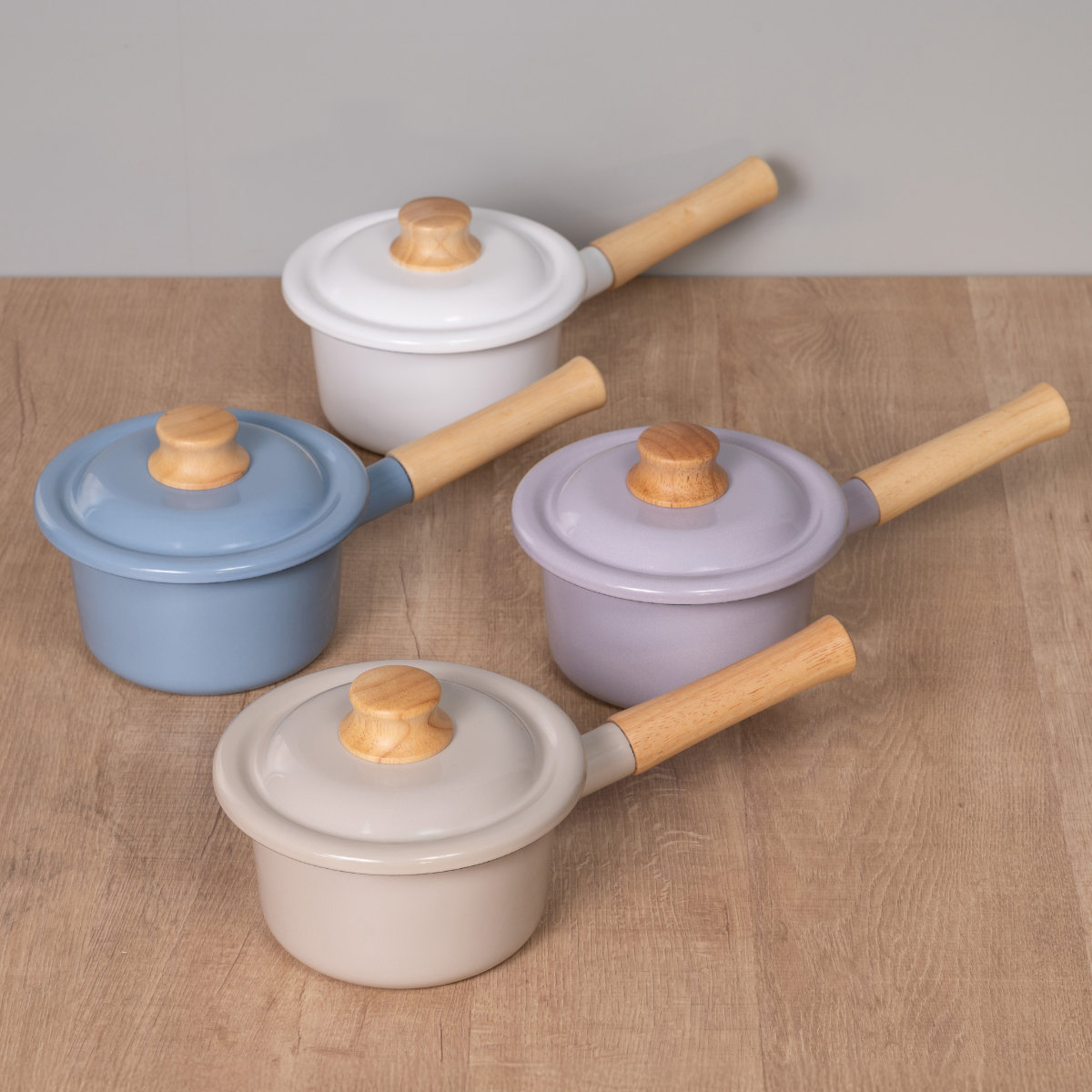 Cotton Series ミルクパン 14cm IH対応 Plus 富士ホーロー Honey Ware
