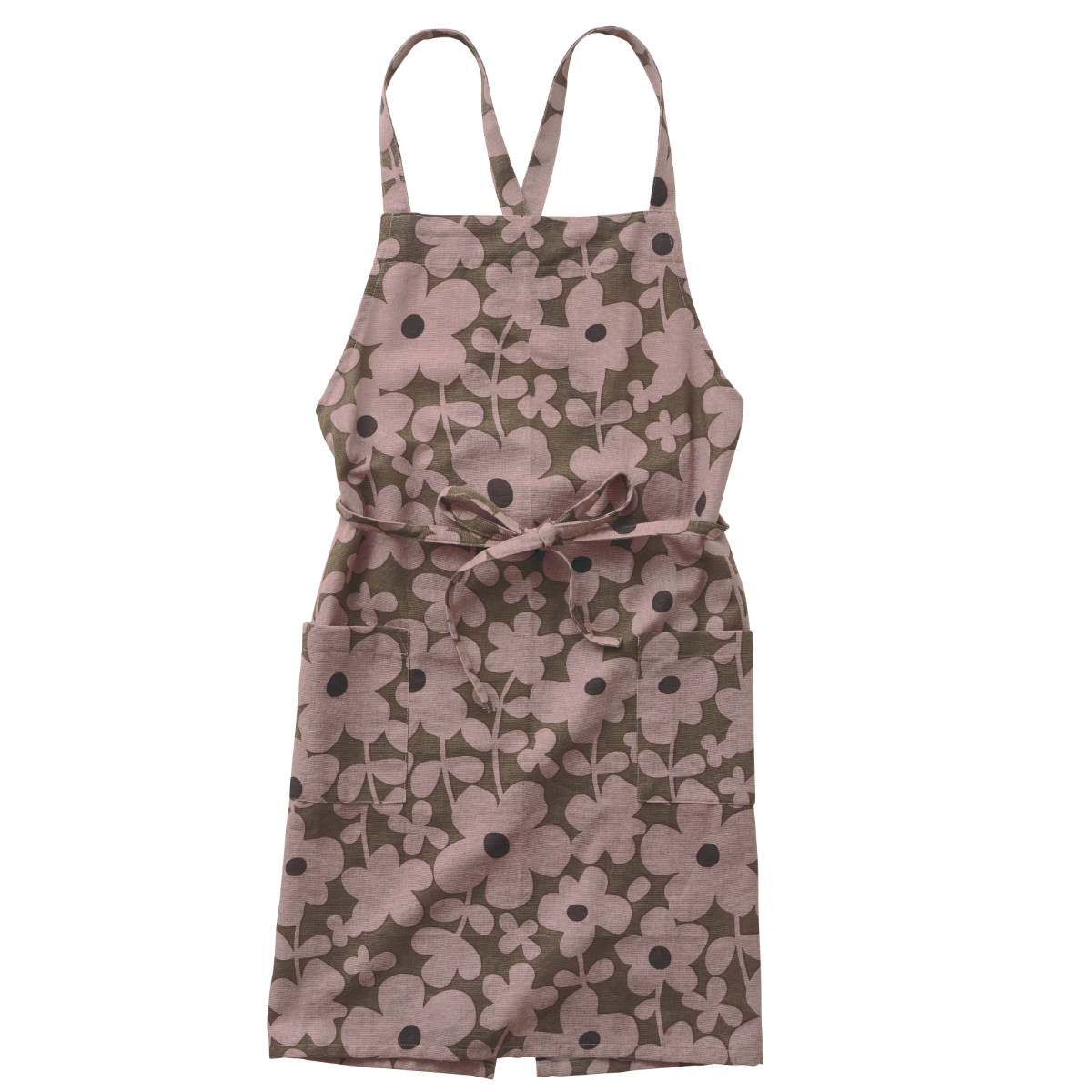 エプロン モナ habitue （ キッチンエプロン カフェエプロン クロス