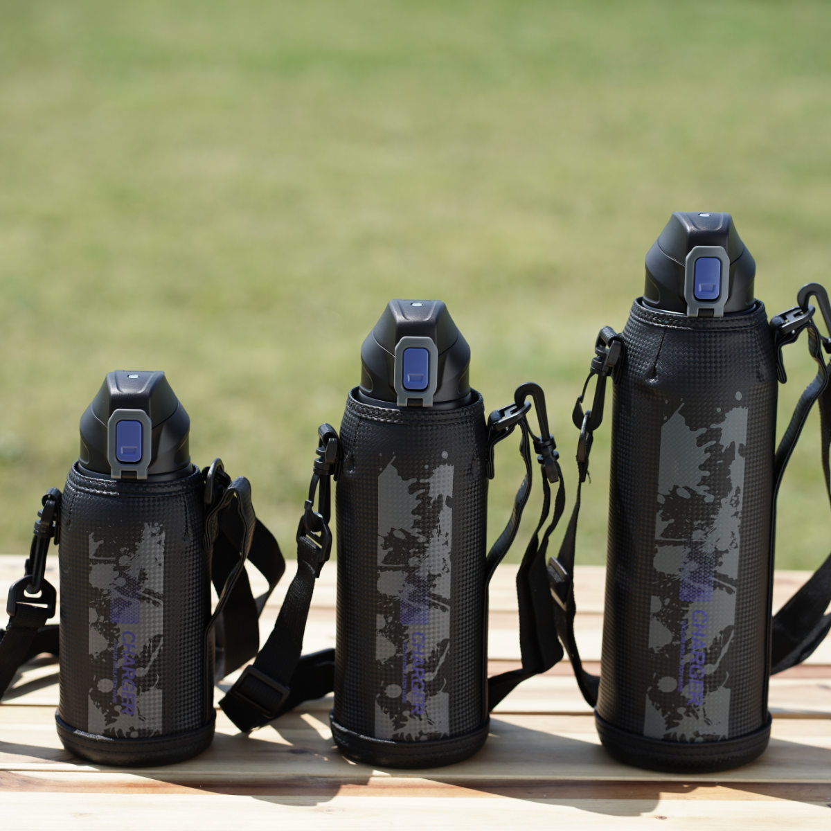 パール金属 水筒 1.1L ファストチャージャー ダイレクトボトル ポーチ