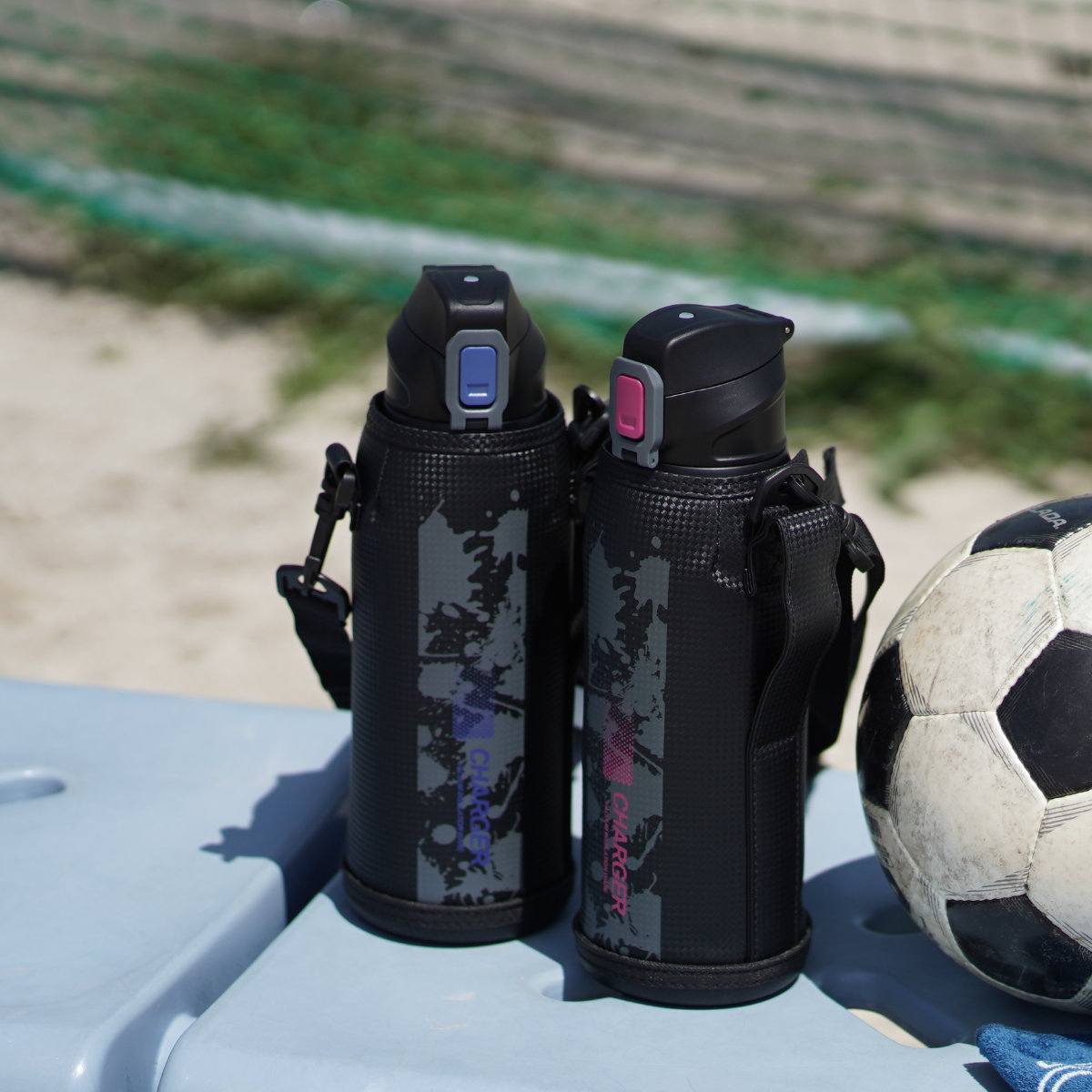 パール金属 水筒 1.1L ファストチャージャー ダイレクトボトル ポーチ