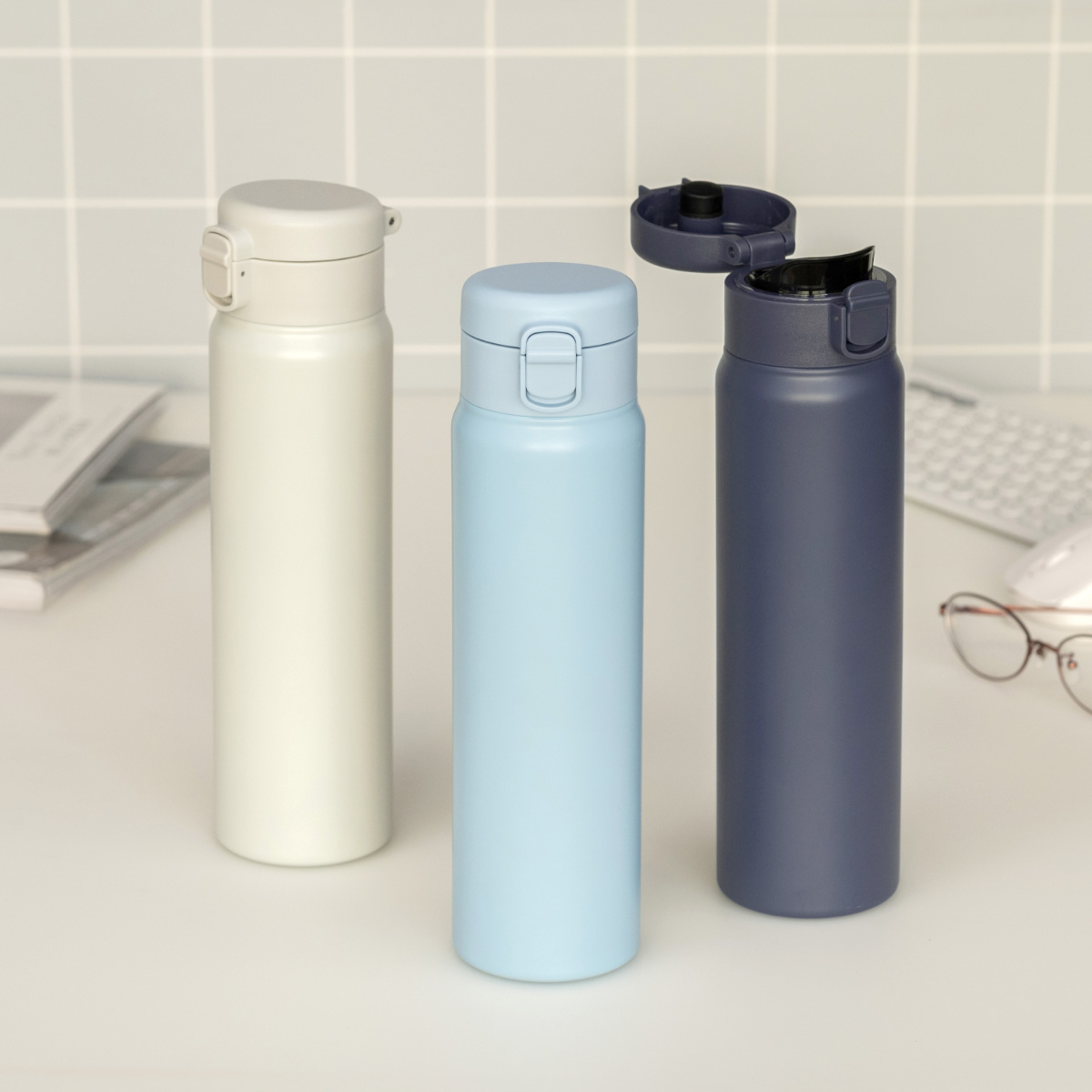 和平フレイズ 水筒 700ml パッキン一体 フォルテック ワンタッチ栓