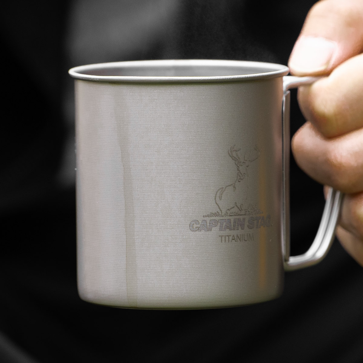 CAPTAIN STAG（キャプテンスタッグ） マグカップ 300ml チタン製