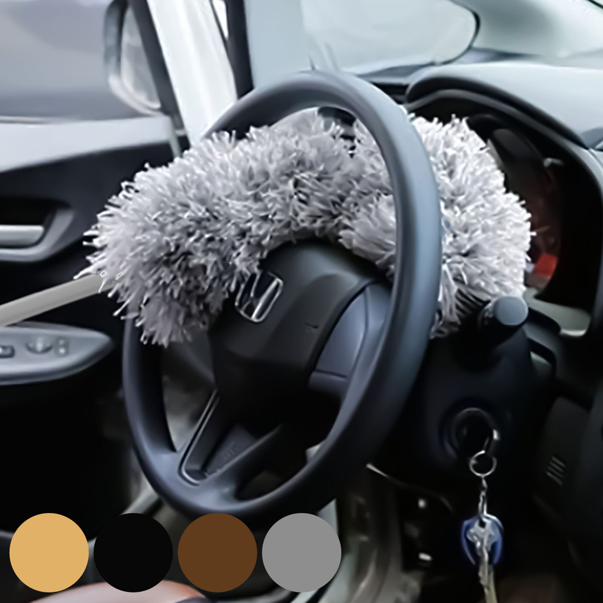 ほこり取り マイクロファイバーハンディモップ 乾拭き専用 （ ホコリ取り リビング 掃除 ほこり 埃 乾拭き マイクロファイバー ハンディ モップ ）