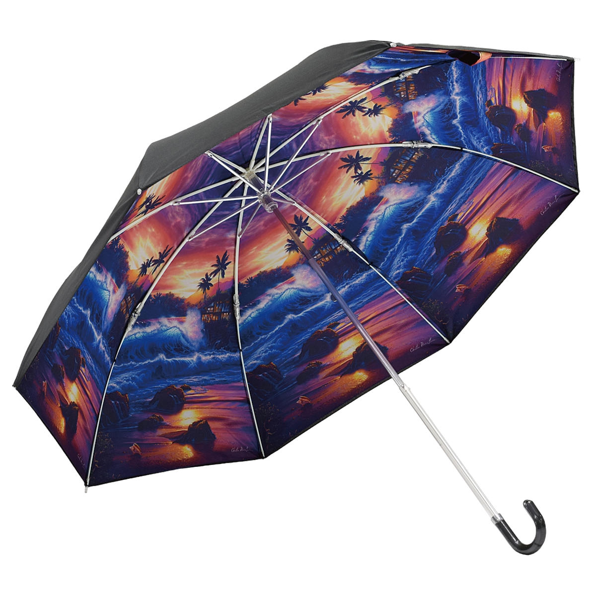 折りたたみ傘 晴雨兼用 クリスチャン・リース・ラッセン （ 傘 かさ