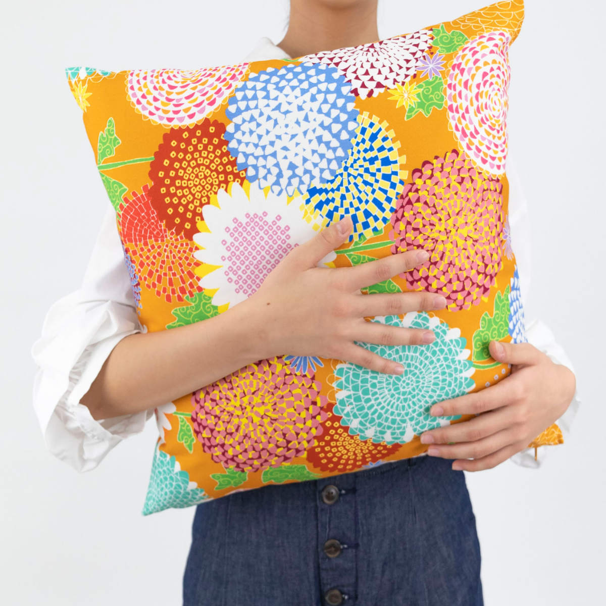 クッションカバー あそ美心 45×45cm （ クッション カバー 替えカバー