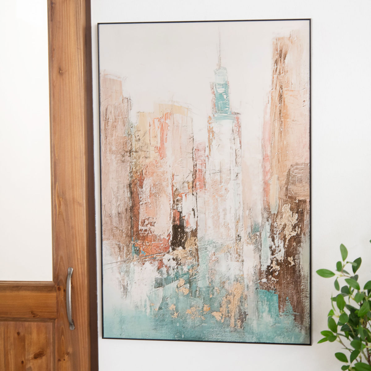 東谷 アートパネル 60×90cm 抽象 風景 （ グラフィックパネル デザイン