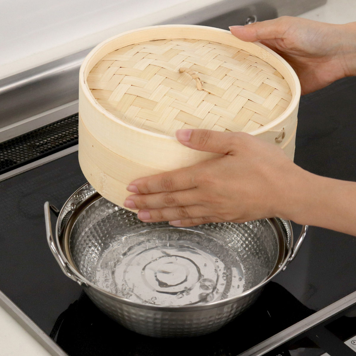 パール金属 中華せいろ 21cm 竹製 中華家 （ 蒸し器 竹 蒸籠 セイロ