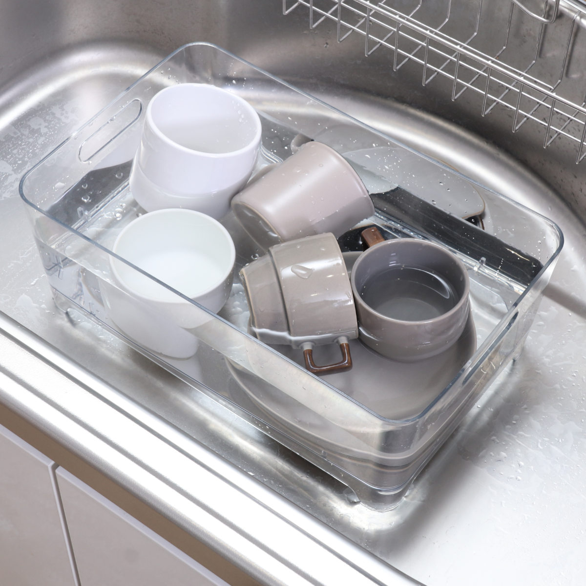 水切りラック Karatto 水切りバスケット...の詳細画像5