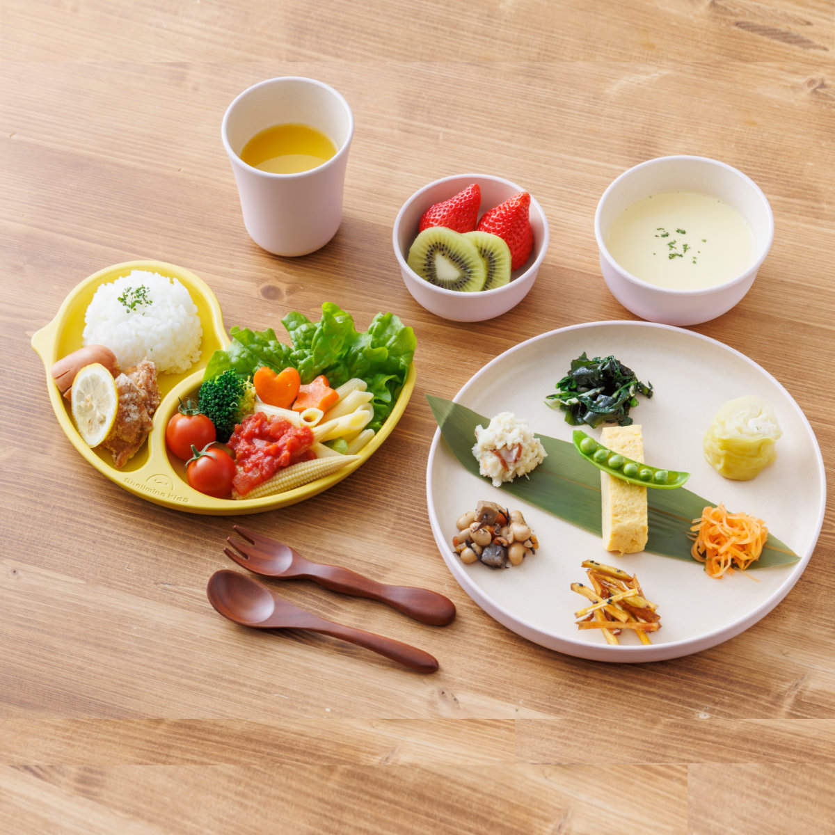 福井クラフト 子ども用食器 5点セット シェルミンキッズ シェルミン