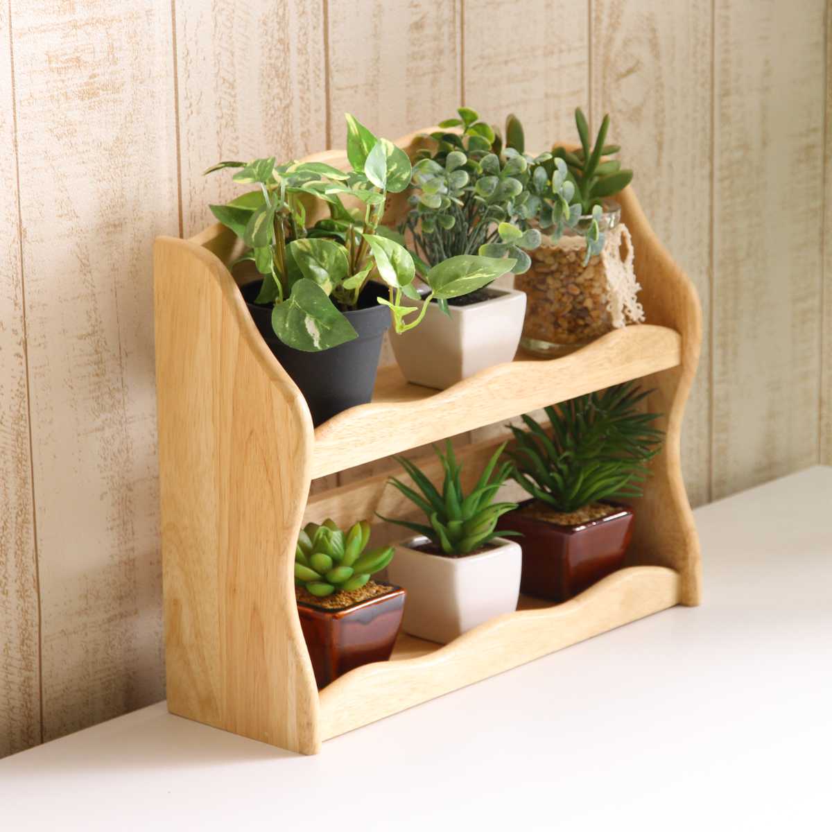 不二貿易（Fuji Boeki） 調味料ラック 木製 スパイスラック ボヌール 2